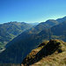 Blick nach Osten zum Arlberg.