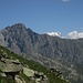 Monte Rosa spunta dalla cresta E del Nery