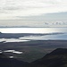 Blick über Akranes zur Reykjanes-Halbinsel.