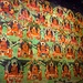 Bemalte Wand im Jokhang.