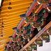 Bemalte Dachkonstruktion auf dem Jokhang.