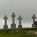 typisch irische Kreuze auf Omey Island