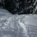Aufstieg zur Alp Sadra - dank Schneeschuhtrail begehbar
