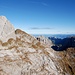 Blick vom Gipfel nach Osten, zur Altmann Südwand, dem nächsten Ziel.
