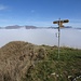 Monte Boglia: Blick über das Nebelmeer nordwärts zur Gazzirola und Camoghé
