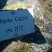 Monte Capio 2172 mt 