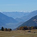 La piana di Trivigno e la Valtellina