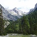 im Hinterautal; Birkkarspitze von Süden