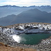 Lago Pero, Pizzo Bombögn und die Berge südlich des Valle di Campo