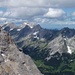 links hinten Vogelkarspitze und Östl.Karwendelspitze