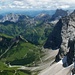 Blick nach Nordosten; links unten, die Falkenhütte