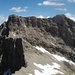 die Sonnenspitzen(Besteigung schwierig); in Vordergrund die unscheinbare Kühkarlspitze