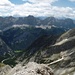 Blick nach Süden, unten der Moserkarbach