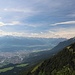Blick hinab auf Innsbruck