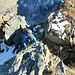 Si arrampica in esposizione ma con buoni appigli