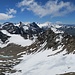 Blick zum  hinteren Kaunergrat: Eiskasten, Bligg, Ölgrubenspitzen, Gepatsch, Weisseespitze etc