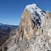 im Hintergrund die Marmolada