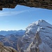 Durchblick zur Tofana di Rozes