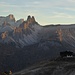 Pelmo und Croda da Lago