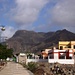Start in Puerto de Mogan auf die Berge zu,durch das Tal in der Mitte geht es hoch zur Hoya de Salitre.