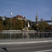 depuis Marzilibrücke: Hôtel Bellevue à gauche, cathédrale à droite