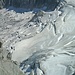 Zerrissene Gletscher auf der Nordseite.