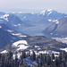 Vierwaldstättersee mit dem mächtigen Pilatus