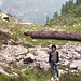 kurz vor der Alpe Orgnana und dem Regen