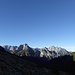 Blick ins innere Karwendel: links das Gamsjoch, rechts die Falken, in der Mitte die Königin des Karwendel: die Kaltwasserkarspitze