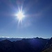 Beeindruckende glasklare Bergkulisse im Süden