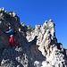 Kletterstelle im Abstieg vom Picacho Alto