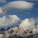 schöne Wolkenstimmung über den Dolomiten