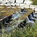 Wasserstufe im Fluss