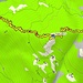 <b>Tracciato GPS Còsta di Pèpa (1524 m) - tratto inferiore.</b>