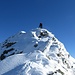 Passaggi di arrampicata sulla neve ghiacciata