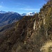 Le balze rocciose da cui si affaccia l'Alpe Col