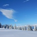 ein Wintertag wie im Bilderbuch - mit spezieller Wolkenformation 1 ...