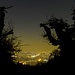 le luci della pianura dall'alpe Carella