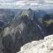 Blick von der Östl. Alpeilspitze nach Westen über die Hälfte der Heiterwand Überschreitung
