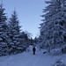 Winterlandschaft auf der nordseite des Mont Raimeux bei "Pres des Augres"