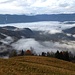 über Bruneck hängen die Wolken