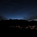 Oberammergau bei Nacht mit der Venus links vom Kofel / Oberammergau di notte con il Venere a sinistra del Kofel