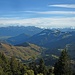Blick vom Wildalpjoch ins Kaisergebirge.
