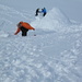 Nochmal LVS-Übungen beim Iglu vor der Hütte (Neujahrstag)