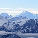 ...und auch bei Aiguille Verte und Mont Blanc