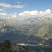 Auf dem Gipfel des Illhorn - Blick über Illgraben und Rhônetal