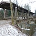 Altenbrücke über die Sitter mit Eternitdach