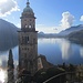 Chiesa di Santa Maria del Sasso e Lago di Lugano o Ceresio