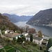 Ciona : vista sul Lago di Lugano o Ceresio