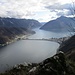 salendo verso il San Salvatore : Lago di Lugano ponte di Melide